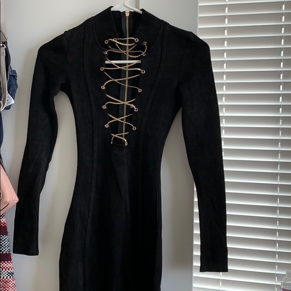 COPY - Oh Polly black mini dress